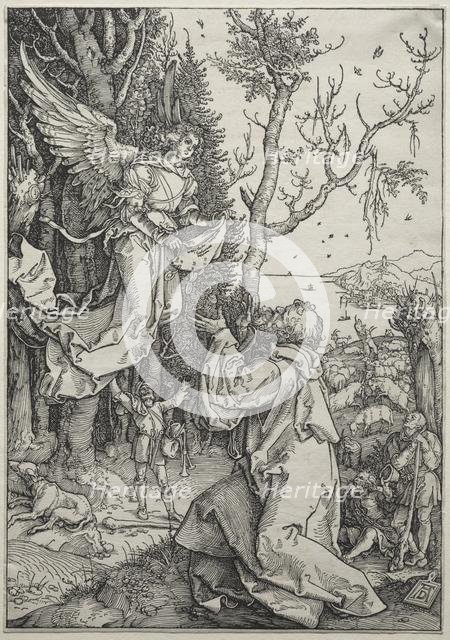 The Life of the Virgin: Joachim and the Angel, c. 1504. Creator: Albrecht Dürer (German, 1471-1528).