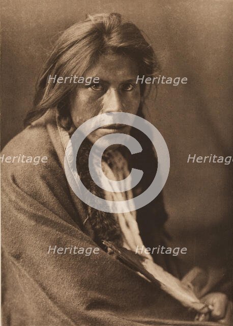 Kalispel Type, 1910. Creator: Edward Sheriff Curtis.