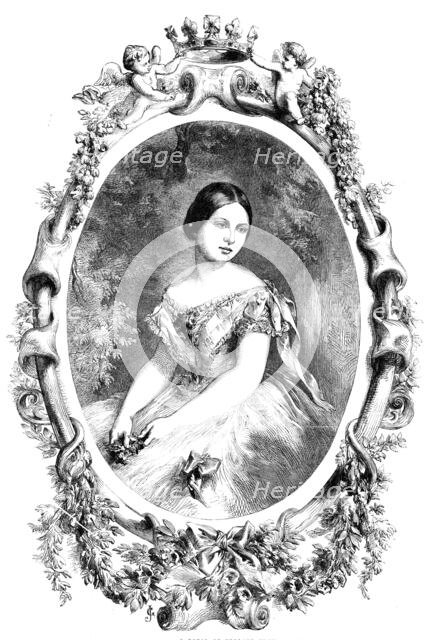 Her Royal Highness the Princess Royal of England - from a photograph by Mayall, 1856.  Creator: Unknown.