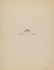 Ring, 1935/1942. Creator: Michael Fenga.