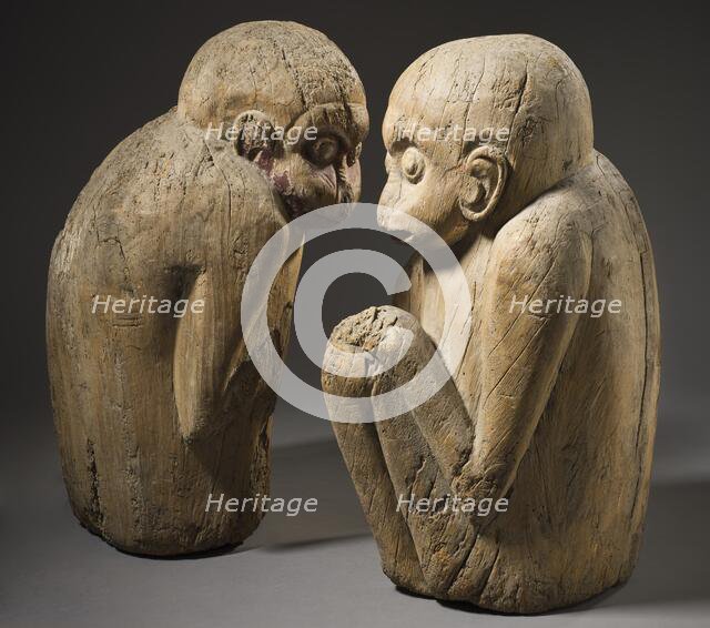 Pair of Sacred Monkeys (image 2 of 7), 12th century. Creator: Unknown.