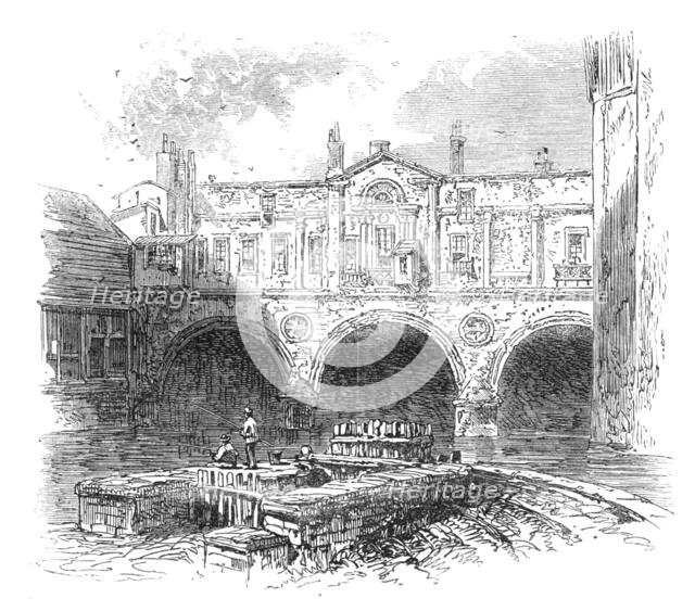 The British Association at Bath: Pulteney-bridge, 1864. Creator: Unknown.