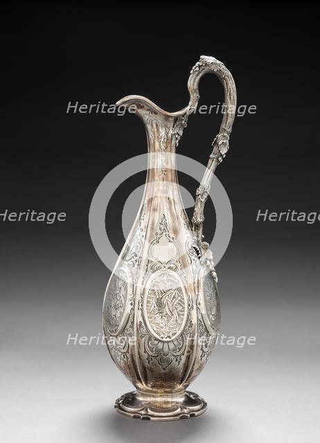 Pitcher, c. 1870-1880. Creator: Elkington & Co. (British).