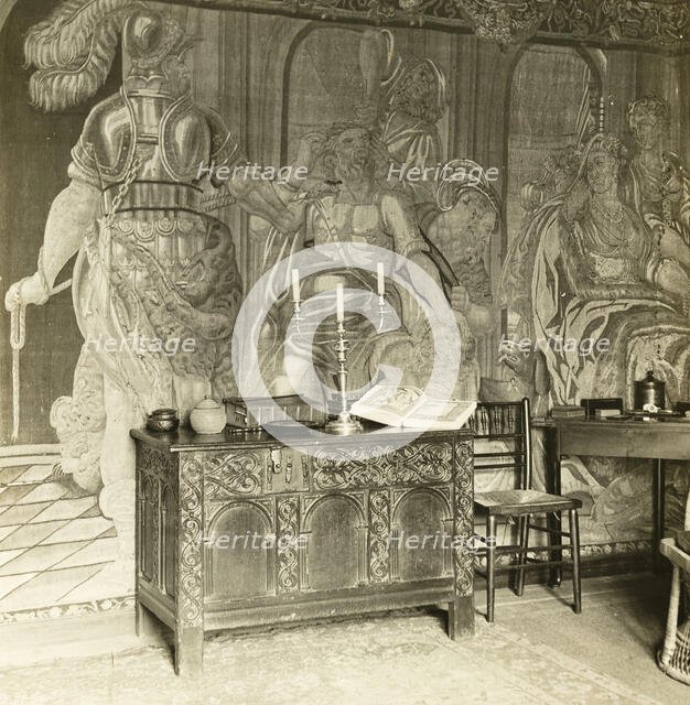 Kelmscott Manor: Tapestry Details, 1896. Creator: Frederick Henry Evans.