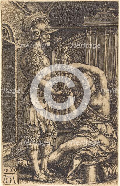 Jason and Medea, 1529. Creator: Heinrich Aldegrever.