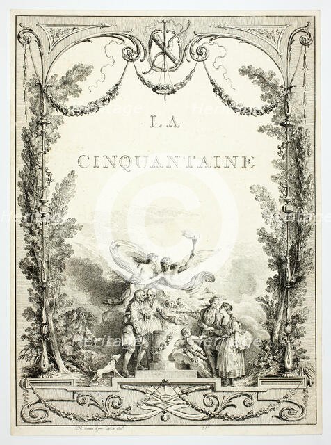 The Fifty, 1771. Creator: Jean-Michel Moreau.
