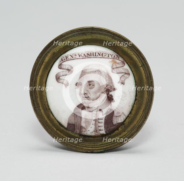 Cloak Pin (Knob or Tieback), England, c. 1780. Creator: Unknown.