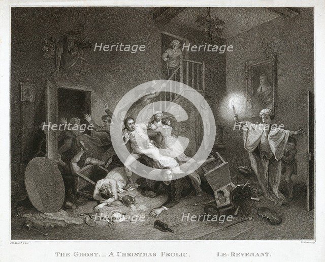 The Ghost - A Christmas Frolic - Le Revenant, 1814. 
