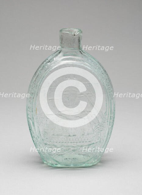 Flask, 1822/40. Creator: Kensington Glass Works.