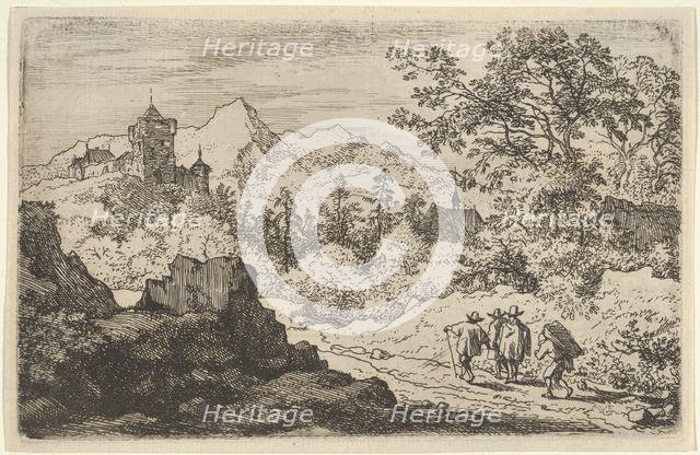 The Three Men and the Porter, 17th century. Creator: Allart van Everdingen.