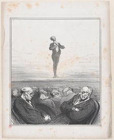 Concours du Conservatoire, 1870.  Creator: Honore Daumier.