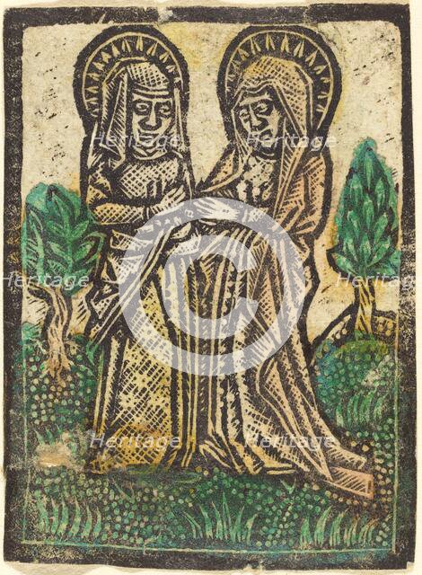 The Visitation, 1460/1480. Creator: Workshop of the Master of the Aachen Madonna.