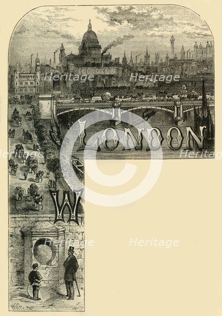 The City of London, c1872. Creator: Unknown.