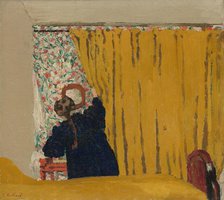 The Yellow Curtain, c. 1893. Creator: Edouard Vuillard.