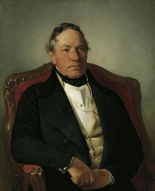 The industrialist Johann Nepomuk Reithoffer, 1844. Creator: Friedrich von Amerling.