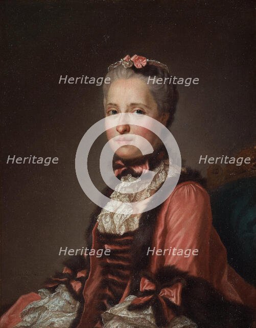Portrait of Princess Maria Josepha of Saxony (1731-1767), 1776. Creator: Roslin, Alexander (1718-1793).