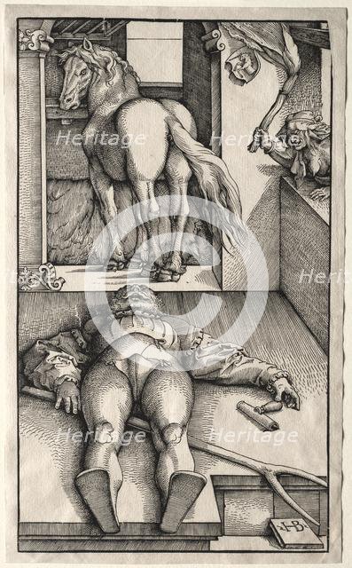 The Bewitched Groom, 1544-45. Creator: Hans Baldung (German, 1484/85-1545).