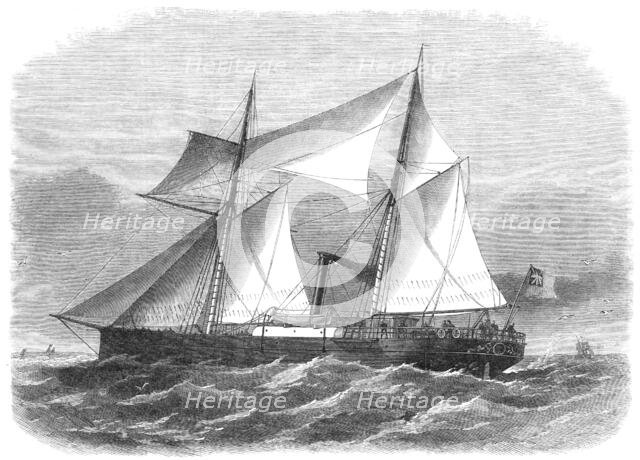 The twin-screw steamer John Penn, for New Zealand, 1868. Creator: Unknown.