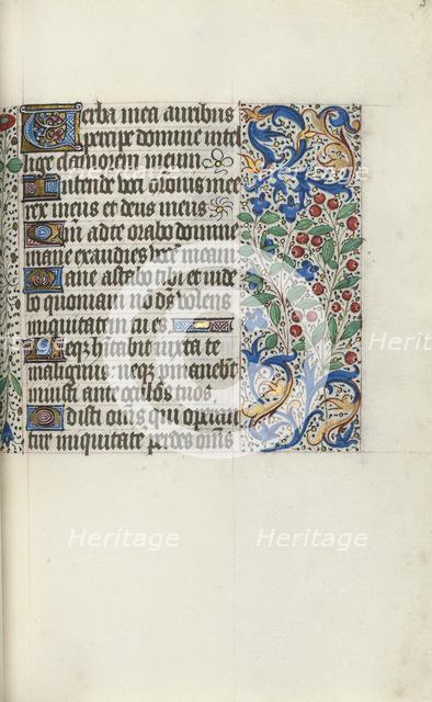 Book of Hours (Use of Rouen): fol. 59r, c. 1470. Creator: Master of the Geneva Latini (French, active Rouen, 1460-80).