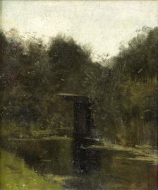 Corner of a Pond near Breukelen, 1888. Creator: Richard Roland Holst.