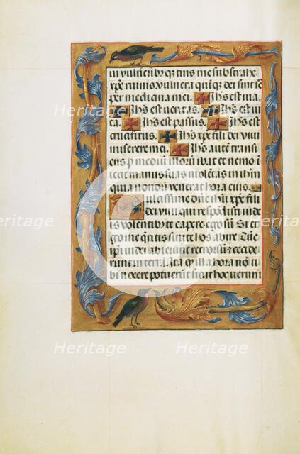 Decorated Text Page; Spinola Hours, about 1510-1520. Creator: Unknown.