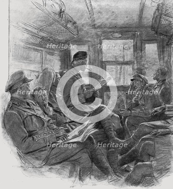 'L'Armee Britannique dans le Nord de la France; Officiers diriges vers le front', 1916. Creator: Unknown.