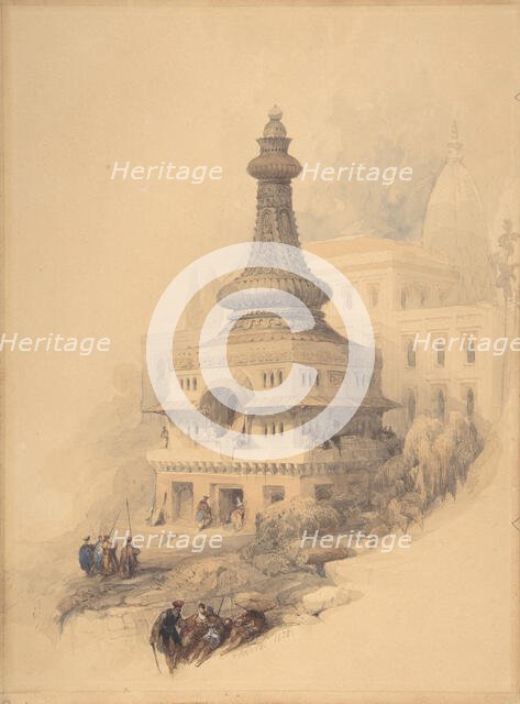 Oriental Scene, 1838. Creator: David Roberts.