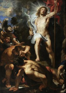 The Resurrection of Christ (central panel) , 1611-1612. Creator: Rubens, Pieter Paul (1577-1640).