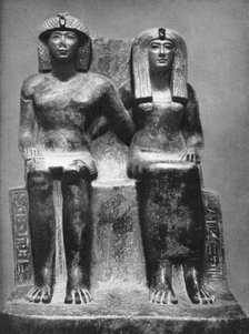 Pharaoh Thutmose IV and his queen, 1933-1934. Artist: Unknown