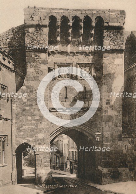 West Gate, Winchester, Hampshire, early 20th century(?). Artist: Unknown.