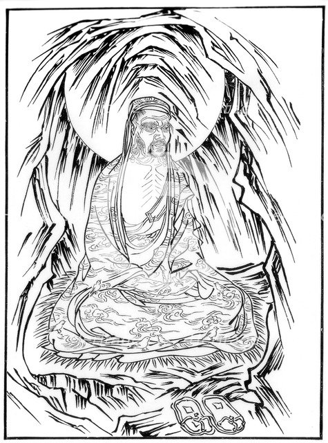 Arhat, Bhadra, 15th century (1886). Artist: Unknown