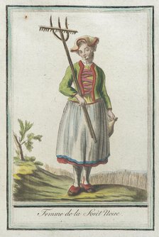 Costumes de Différents Pays, 'Femme de la Forêt Noire', c1797. Creators: Jacques Grasset de Saint-Sauveur, LF Labrousse.