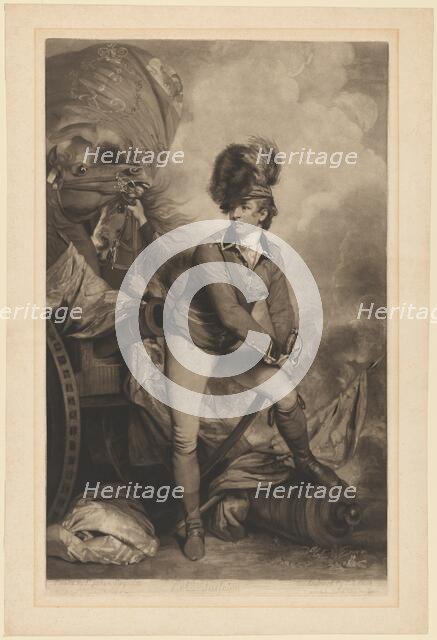 Lieutenant Colonel Sir Banastre Tarleton, published 1782. Creator: John Raphael Smith.
