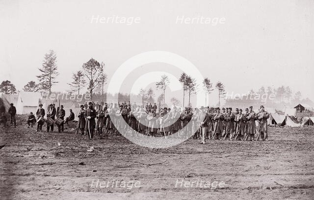 [Regiments - unidentified]. Brady album, p. 156, 1861-65. Creator: Unknown.