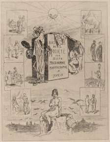 Frontispiece: The Dregs of Society (Las bas-fonds de la societe), 1864. Creator: Félicien Rops.