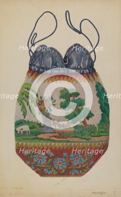 Beaded Bag, 1935/1942. Creator: Cornelius Christoffels.