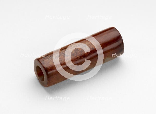 Cylindrical bead, Late Neolithic period, ca. 3300-2250 BCE. Creator: Unknown.