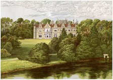 Keele Hall, Staffordshire, home of the Sneyd family, c1880. Artist: Unknown