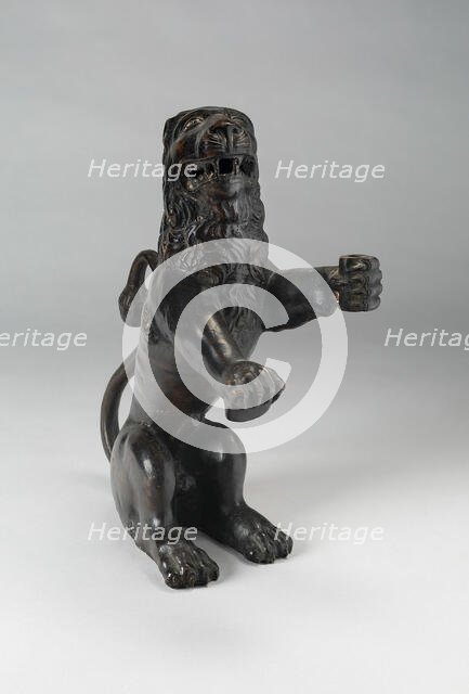 Heraldic Lion, Italian, c. 1450. Creator: Unknown.