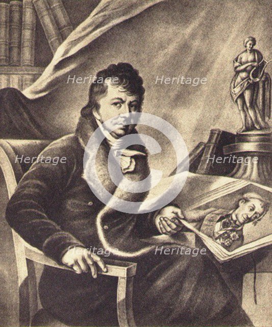 Portrait of the publisher Platon Petrovich Beketov (1761-1836), Early 19th cen..