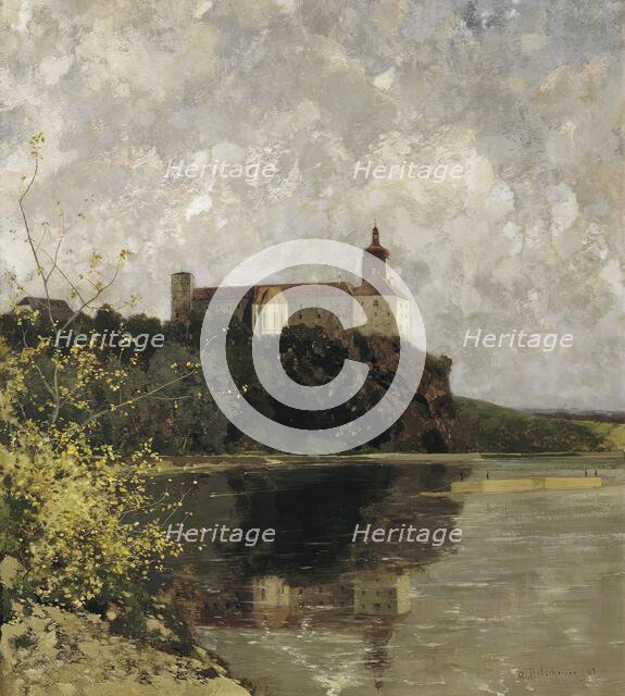 Persenbeug Palace, 1897. Creator: Adolf Gustav Ditscheiner.