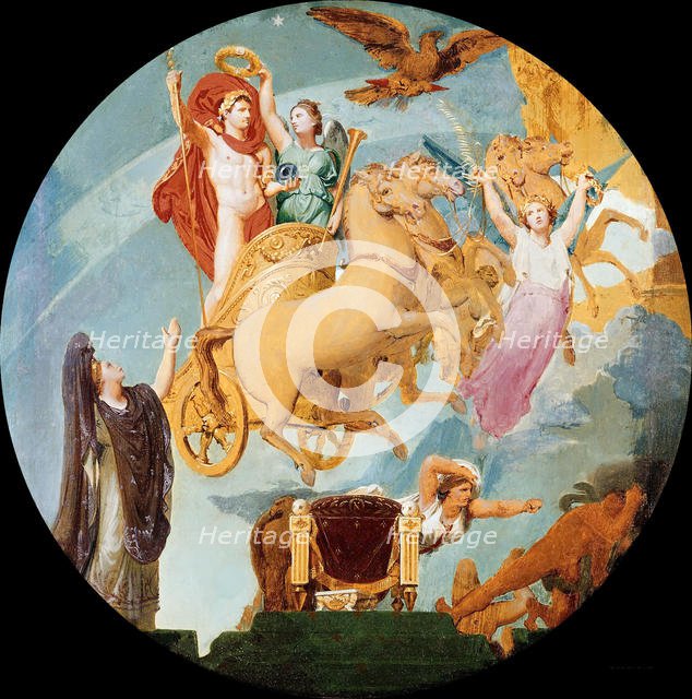 The Apotheosis of Napoleon I, 1853. Creator: Ingres, Jean Auguste Dominique (1780-1867).
