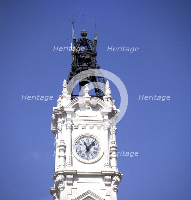 City Hall of Valencia, clock detail.