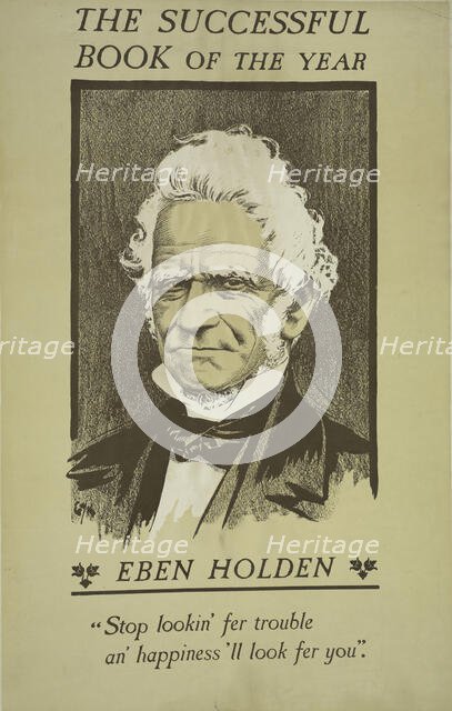 The successful book of the year Eben Holden, c1895 - 1911. Creator: Unknown.