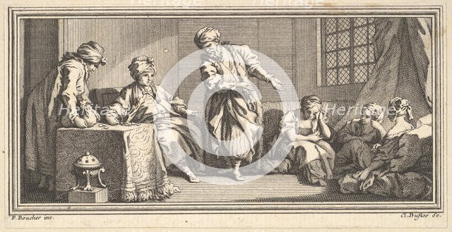 The Slave Merchant, 1746-47. Creator: Claude Augustin Duflos le Jeune.