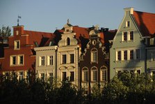 Building facades, Old Town, Gdansk, Poland, 2015. Creator: Unknown.