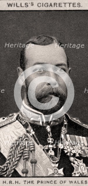 H.R.H The Prince of Wales, 1908.Artist: WD & HO Wills