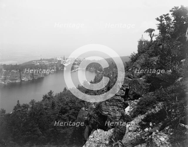 Lake Mohonk Mountain House, N.Y., from near Sky Top, between 1895 and 1910. Creator: Unknown.