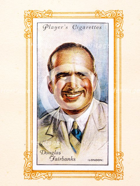 Douglas Fairbanks, 1934.  Artist: Unknown.