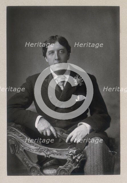 Oscar Wilde, c1890-c1894. Creator: W&D Downey.